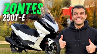 Şaşırtan scooter  Zontes 250 TE Motosiklet inceleme  Kolaçan [upl. by Aisinut]