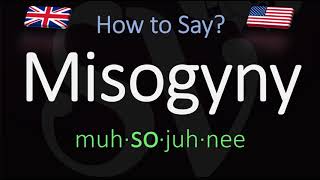 How to Pronounce Misogyny CORRECTLY Meaning amp Pronunciation [upl. by Alial]