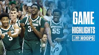 Bowling Green at Michigan State  Highlights  Big Ten Mens Basketball  11162024 [upl. by Kirch]