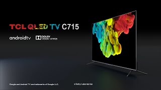 Com 55 polegadas TV QLED TCL C715 tem resolução 4K Android TV e muitos recursos [upl. by Damalis]