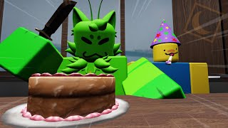 Gnarpy cuts a xan cake  REGRETEVATOR Roblox Animation  Inspired by cherrymp4 [upl. by Ardnos]