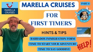 Marella Cruises for First TimersPart 4 Immigrationembarkdisembark marella firsttimers forms [upl. by Jochbed]