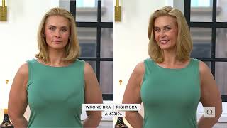 Breezies Wild Rose Lace Contour Underwire Bra on QVC [upl. by Aitel]