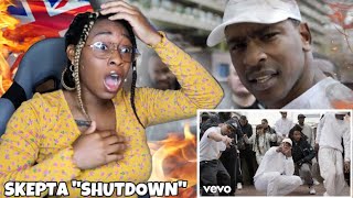 AMERICANS FIRST TIME REACTING TO UK RAPPER SKEPTA SHUTDOWN REACTION Favour [upl. by Standing]