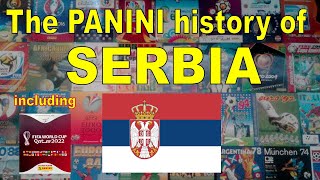 The Panini history of Serbia Mens Soccer Team Update 2022 [upl. by Nnalorac]