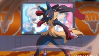 Dynamax Machamp Vs Mega lucario  Ash vs Bea full battle  English Subbed  pokémon master journeys [upl. by Derby]