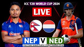 NEPAL VS NETHERLAND ICC T20 WORLD CUP 7TH MATCH 2024  NEPAL VS NED T20 WORLD CUP MATCH 2024 LIVE [upl. by Muirhead]