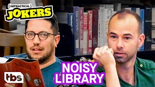 Sal vs Murr in a College Library Challenge Clip  Impractical Jokers  TBS [upl. by Portwine]