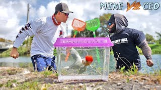 Netting EXOTIC FISH for Aquarium  Fishing Challenge [upl. by Perren524]