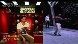 The Disco Song  Making  Student Of The Year  Sidharth Malhotra Alia Bhatt amp Varun Dhawan [upl. by Ybbil]