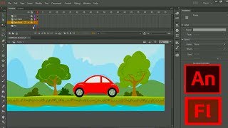 How to create a simple Car Animation  2D Animation Tutorial animation tutorial [upl. by Eleinad]