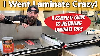 How to Install Laminate on Your Worktop  DIY Laminate Work Surfaces [upl. by Relyt]