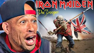 Rapper FIRST time REACTION to Iron Maiden The Trooper LIVE [upl. by Hertzog421]