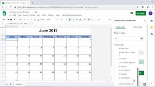 How to Create a Dynamic Monthly Calendar in Google Sheets  Template Provided [upl. by Anihs348]