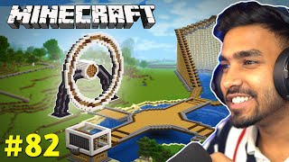 I BUILD A BIG AMUSEMENT PARK  MINECRAFT GAMEPLAY 82 [upl. by Nonnaer]