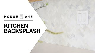 How to Install Backsplash with Adhesive Tile Mats  House One  This Old House [upl. by Erbes]