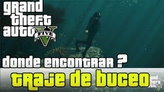 GTA V  Traje de Buceo donde encontrarlo [upl. by Witcher306]