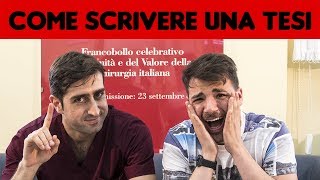 COME SCRIVERE UNA TESI  FT H3 SURGICAL TEAM  Road to laurea [upl. by Nefets]