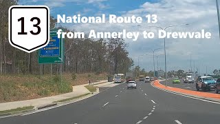 【Brisbane Drive】 National Route 13 AnnerleyA7  DrewvaleM6 [upl. by Chelton662]