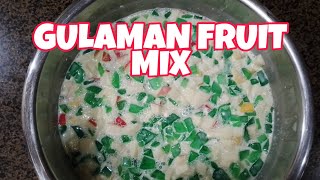 MRGULAMAN WITH FRUIT MIXMY OWN VERSION videofruitshortsvideo short fyp howhowtomake [upl. by Emilie]