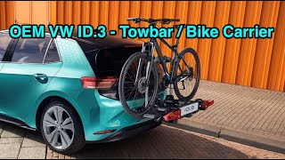 OEM VW ID3 Towbar upgrade for Bike Carrier [upl. by Vahe585]