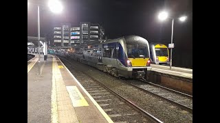 4011  4013 Departing Lanyon Place Belfast Central bound for Londonderry 101124 [upl. by Cruz]