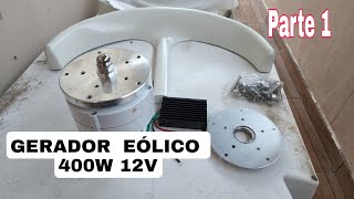 Gerador eólico 300w vamos unboxing completo [upl. by Castillo]