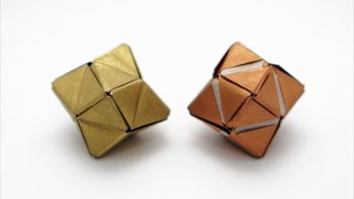 ORIGAMI TETRAKIS HEXAHEDRON Jo Nakashima [upl. by Eatnoed244]