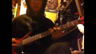 Weltering in BloodBlasphemy Guitar cover [upl. by Eittam]