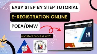 PAANO MAG REGISTER SA POEADMW EREGISTRATION ONLINE NEW SYSTEM 2023  Ractisfy [upl. by Lledner]