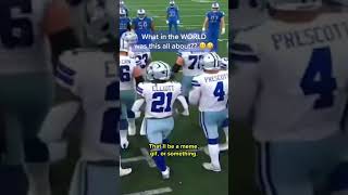 Ezekiel Elliott had Tony Romo shook 😆 shorts [upl. by Quarta]