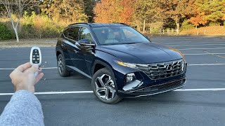 2024 Hyundai Tucson Hybrid Limited Start Up Test Drive Smart Park Walkaround POV and Review [upl. by Leiad]