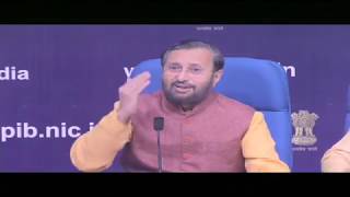 Press Conference by HRD Minister Prakash Javadekar on key initiatives during 4 years of govt [upl. by Schulze]