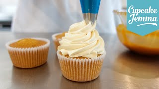 Recipe for the Tastiest Salted Caramel Buttercream  Cupcake Jemma [upl. by Dyann881]