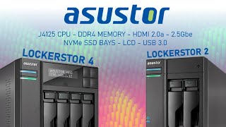 Asustor LockerStor 2 amp 4 NAS Drive Revealed  AS6602T amp AS6604T [upl. by Elspeth863]