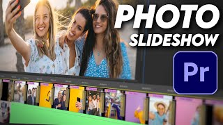 Create A Simple Photo Montage Slideshow Quickly  Premiere Pro [upl. by Decima]