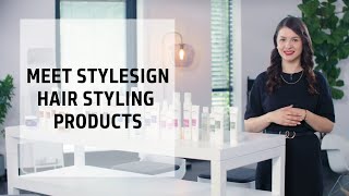 Meet the new StyleSign Goldwells Hair Styling Product Range  Goldwell Education Plus [upl. by Ahsienahs]