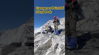 Crampones Point Of Island Peak shorts shortvideo viralvideo islandpeak reels mountainpeaks [upl. by Eseret438]