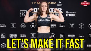 Aspen Ladd Looking For Quickest Fight Possible In Paris  Bellator Paris [upl. by Emmet]