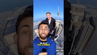 MrBeast FAKED climbing the Burj Khalifa mrbeast climb burjkhalifa building fake foryou [upl. by Amjan]