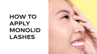 How To Apply Our Lifted Lashes for Monolids  Best Lashes for Monolids  Hannah Cho Beauty [upl. by Peppel]