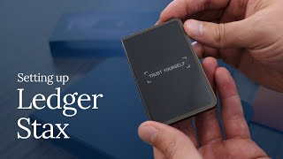 Ledger Stax Unboxing and setup [upl. by Cumings]