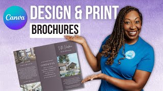 How to Make a Brochure in Canva  Canva Tutorial [upl. by Hiamerej]