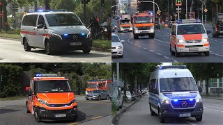 Hamburg XXL Einsatzfahrten von Feuerwehr THW Polizei MTD Hochbahn und Rettungsdienst [upl. by Moriah]