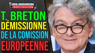 THIERRY BRETON DÉGAGÉ DE LA COMISSION EUROPÉENNE PAR URSULA VON DER LEYEN [upl. by Kcirdef]