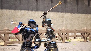 EPIC MEDIEVAL Fights Brutal Combat with Realistic Physics  Half Sword [upl. by Eignav]