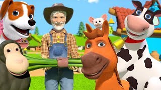 Old Macdonald Had a Farm  Kindergarten Nursery Rhymes for Kids by Little Treehouse [upl. by Skipper]