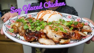 Soy Glazed Chicken  Simple Recipe [upl. by Hpeseoj]