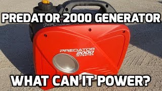 Predator 2000 Generator Oil Change [upl. by Aerbua31]