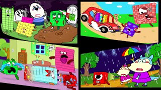 Top 5 most outstanding Numberblocks coloring videos of 2023  Numberblocks fanmade Coloring Story [upl. by Beebe]